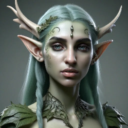 beautiful female elf creature